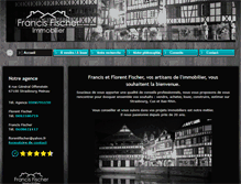 Tablet Screenshot of francis-fischer-immobilier.com